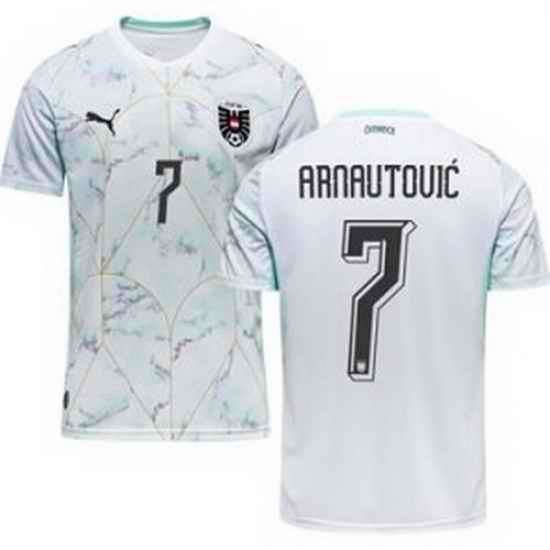 Youth 7 Austria Marko Arnautovic World Cup Away Replica Jersey  2
